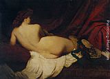 Johann Von Strasioipka Canon Paintings - Odalisque by Gabriel Cornelius Ritter von Max